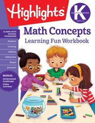 Kindergarten Math Concepts цена и информация | Книги для самых маленьких | pigu.lt