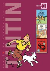 Adventures of Tintin 3 Complete Adventures in 1 Volume: Tintin in America, WITH Cigars of the Pharaoh AND The Blue Lotus kaina ir informacija | Knygos paaugliams ir jaunimui | pigu.lt