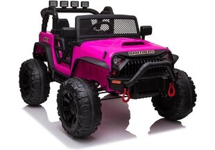 Dvivietis elektromobilis džipas Jeep JC666, rožinis kaina ir informacija | Elektromobiliai vaikams | pigu.lt