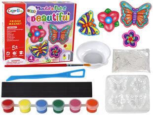 Kūrybinis magnetų kūrimo rinkinys, drugeliai kaina ir informacija | Lavinamieji žaislai | pigu.lt