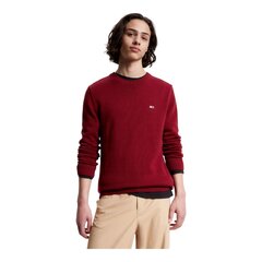 Tommy Hilfiger Jeans megztinis vyrams, raudonas цена и информация | Мужские свитера | pigu.lt