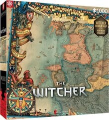 Dėlionė su žemėlapiu Good Loot Puzzle The Witcher: The Northern Kingdoms, 1000 d. kaina ir informacija | Dėlionės (puzzle) | pigu.lt