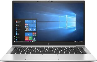 HP Elitebook 840 G7 14", Intel Core i5-10210U, 8GB, 128GB SSD, WIN 10, Sidabrinis kaina ir informacija | Nešiojami kompiuteriai | pigu.lt