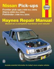 Nissan Frontier, Xterra & Pathfinder (9604) covering Frontier Pick-up (98-04), Xterra (00-04) & Pathfinder (96-04) Haynes Repair Manual (USA) цена и информация | Путеводители, путешествия | pigu.lt