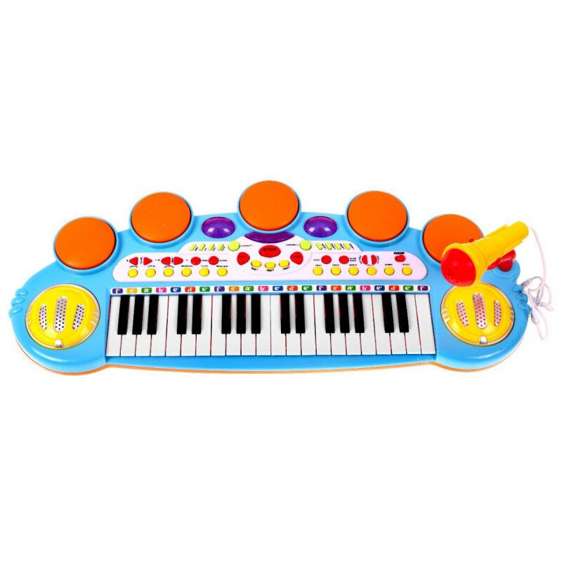 Vaikiškas pianinas su kėdute ir mikrofonu Canhui Toys kaina ir informacija | Lavinamieji žaislai | pigu.lt