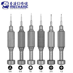 Mechanic iShell High Hardness Precision 6in1 kaina ir informacija | Telefonų dalys ir įrankiai jų remontui | pigu.lt