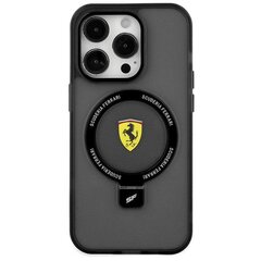 Ferrari FEHMP15MUSCAK iPhone 15 Plus | 14 Plus 6.7" czarny|black hardcase Ring Stand 2023 Collection MagSafe цена и информация | Чехлы для телефонов | pigu.lt