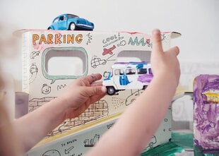 Parking spalvinimo knygelė 3D XXL kaina ir informacija | Piešimo, tapybos, lipdymo reikmenys | pigu.lt