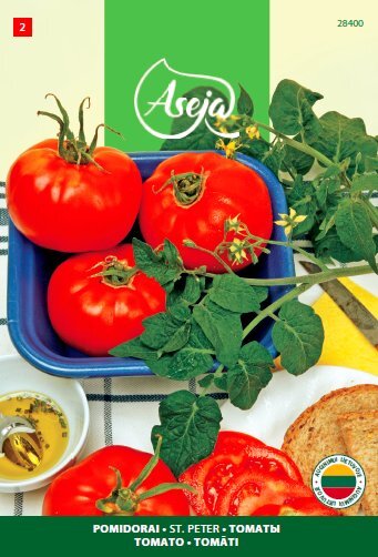 Pomidorai /Tomato/ St. Peter, ASEJA, 0,5g, 28400( 2 ) цена и информация | Daržovių, uogų sėklos | pigu.lt