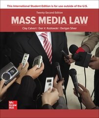 Mass Media Law ISE 22nd edition kaina ir informacija | Ekonomikos knygos | pigu.lt