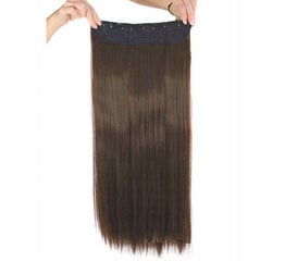 Ilgi priauginti plaukai, W83, tamsiai rudi kaina ir informacija | Plaukų aksesuarai | pigu.lt