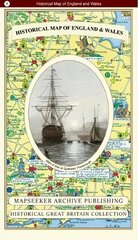 Historical Map of England and Wales цена и информация | Исторические книги | pigu.lt