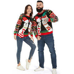 Рождественский свитер унисекс с ламами цена и информация | Свитера женские | pigu.lt