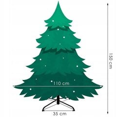 Dirbtinė Kalėdinė eglutė Springos CT0158, 150 cm kaina ir informacija | Eglutės, vainikai, stovai | pigu.lt