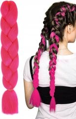 Sintetiniai plaukai, rožinė pynė, WA5 цена и информация | Аксессуары для волос | pigu.lt