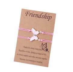 Браслеты для девочек Friendship, 2 шт. цена и информация | Аксессуары для детей | pigu.lt