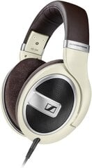 Премиум-накладные наушники аудиофильского уровня с открытой спиной Sennheiser HD 599 On-Ear Brown/White цена и информация | Наушники | pigu.lt