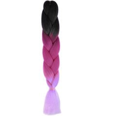 Sintetiniai plaukai WA14 Ombre, raudonai rožinė pynė kaina ir informacija | Plaukų aksesuarai | pigu.lt