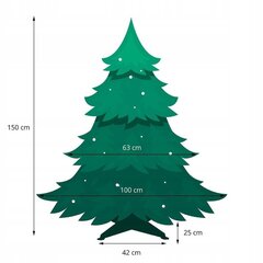 Dirbtinė Kalėdinė eglutė Springos CT0120, 150 cm kaina ir informacija | Eglutės, vainikai, stovai | pigu.lt