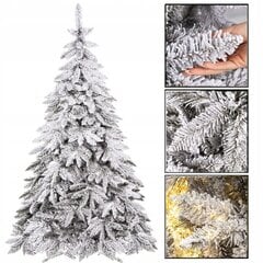 Dirbtinė Kalėdinė eglutė dengta sniegu Springos CT0123, 150 cm kaina ir informacija | Eglutės, vainikai, stovai | pigu.lt