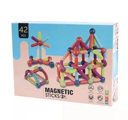 Magnetinis konstruktorius, 42 d. kaina ir informacija | Konstruktoriai ir kaladėlės | pigu.lt