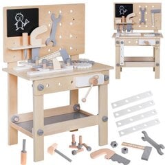 Žaislinė medinė dirbtuvė su priedais kaina ir informacija | Žaislai berniukams | pigu.lt