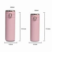 Термос 400 ml, розовый цена и информация | Термосы, термокружки | pigu.lt