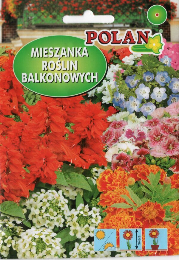 Balkono gėlių sėklų mišinys kaina ir informacija | Gėlių sėklos | pigu.lt
