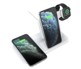 Беспроводное зарядное устройство Logitech Powered 3-IN-1 - на 3 устройства (iPhone/Android, Airpods, зарядное устройство для Apple Watch) цена и информация | Зарядные устройства для телефонов | pigu.lt