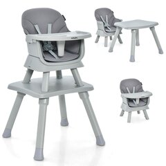 Детский стульчик 6 в 1 Costway цена и информация | Стульчики для кормления | pigu.lt