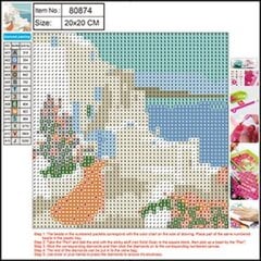 Алмазная мозаика  "Landscape" 20x20cm цена и информация | Алмазная мозаика | pigu.lt