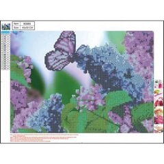 Алмазная мозаика  5D "Butterfly" 30x40cm цена и информация | Алмазная мозаика | pigu.lt