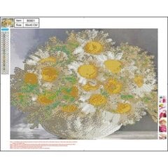 Алмазная мозаика 5D "Daisies" 40x50cm цена и информация | Алмазная мозаика | pigu.lt