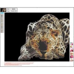 Алмазная мозаика 5D "Leopard" 40x50cm цена и информация | Алмазная мозаика | pigu.lt