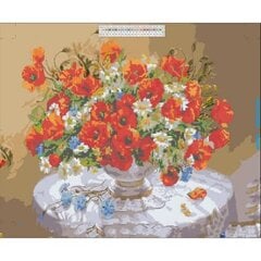 Deimantinė mozaika Art&Wine 5D Poppies, 40x50 cm цена и информация | Алмазная мозаика | pigu.lt