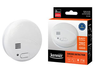 Kenner dūmų detektorius KD135 kaina ir informacija | Dūmų, dujų detektoriai | pigu.lt