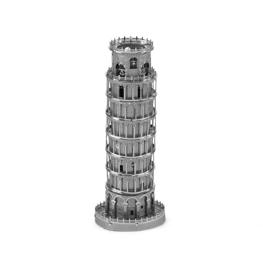 Metalinė dėlionė - konstruktorius Metal Earth Premium Series Leaning Tower of Pisa 3D kaina ir informacija | Konstruktoriai ir kaladėlės | pigu.lt