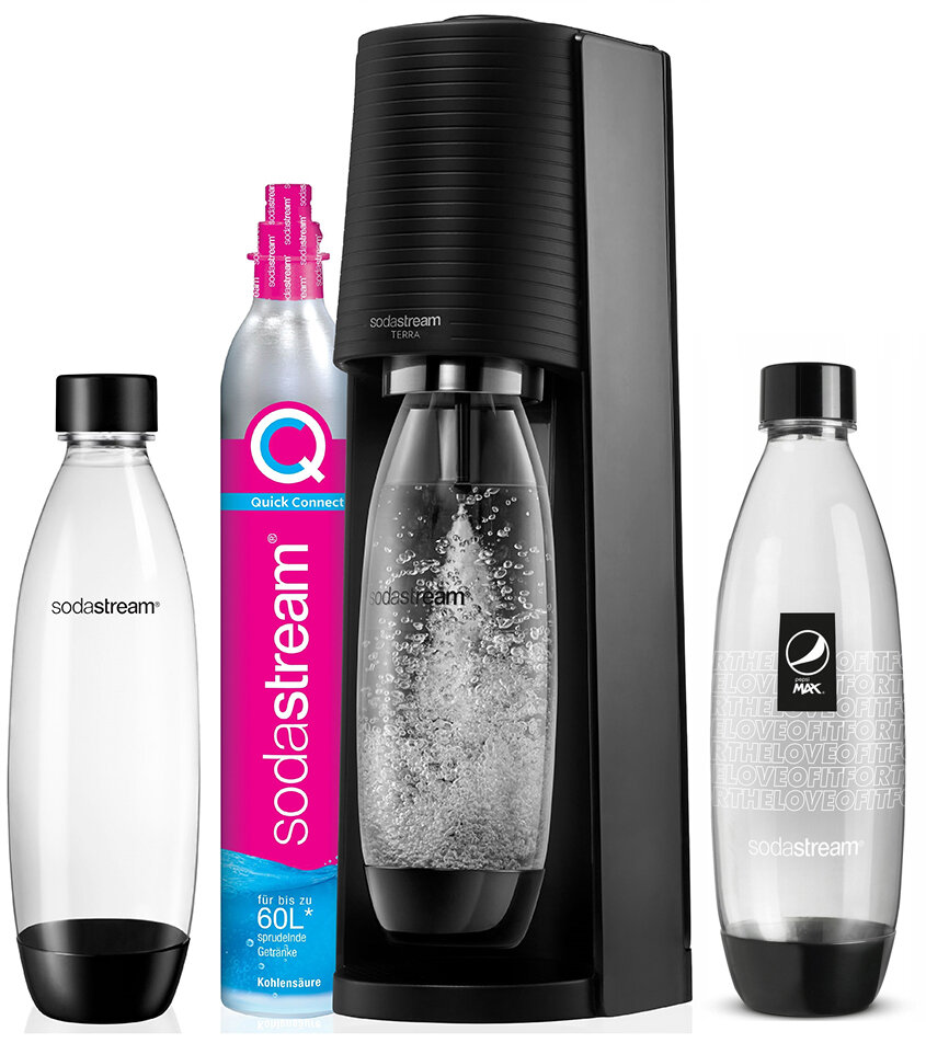 Saturaotr Sodastream Terra kaina ir informacija | Gazuoto vandens aparatai ir priedai | pigu.lt