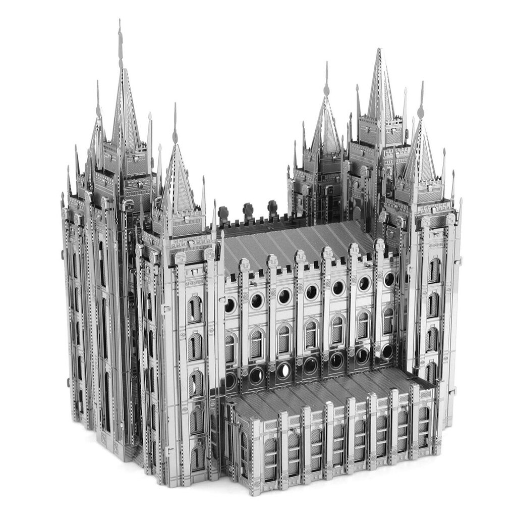 Metalinė dėlionė - konstruktorius Metal Earth Premium Series Salt Lake City Temple 3D kaina ir informacija | Konstruktoriai ir kaladėlės | pigu.lt