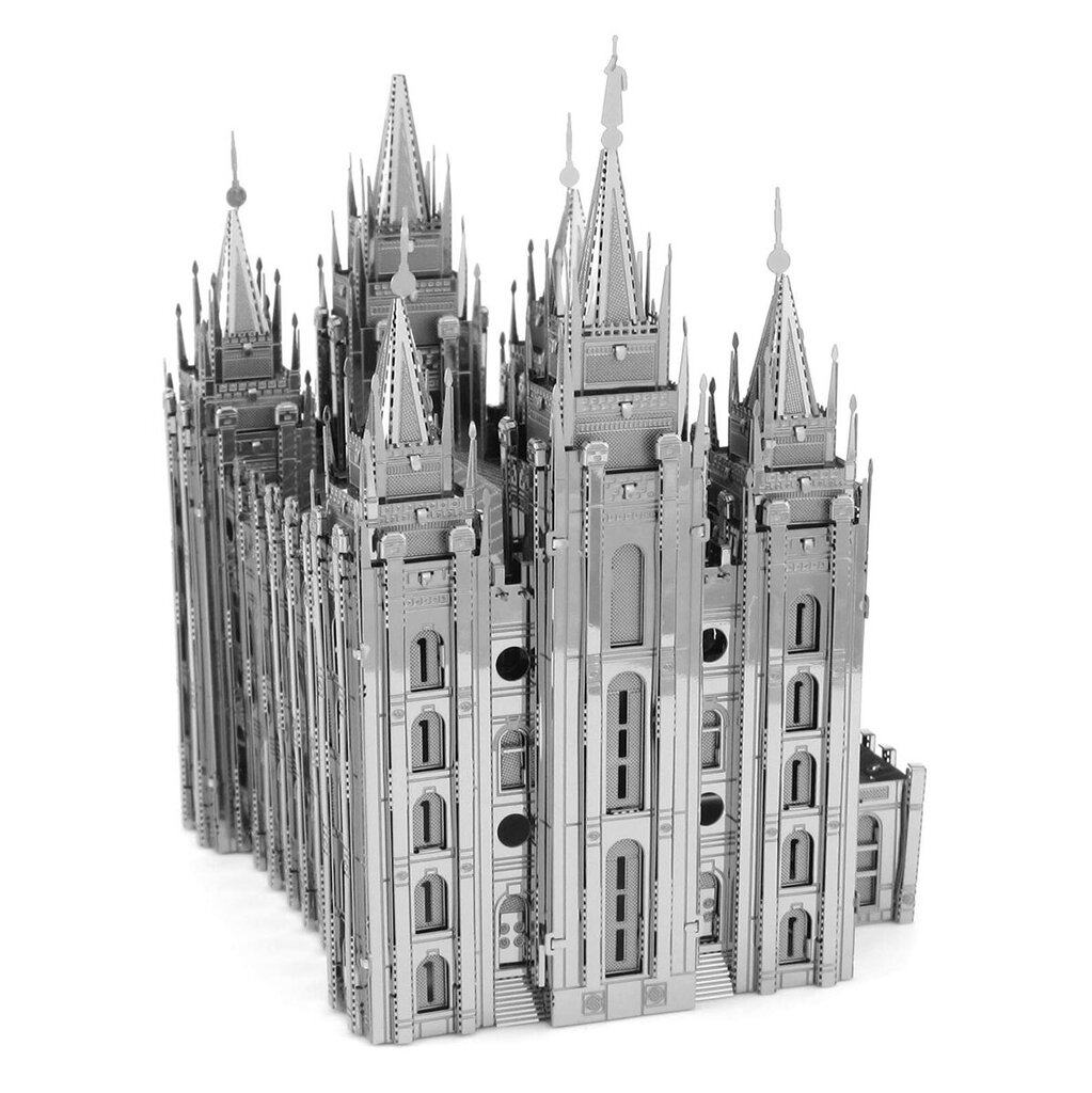 Metalinė dėlionė - konstruktorius Metal Earth Premium Series Salt Lake City Temple 3D kaina ir informacija | Konstruktoriai ir kaladėlės | pigu.lt