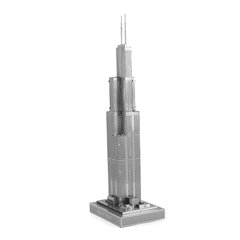 Metalinė dėlionė - konstruktorius Metal Earth Premium Series Sears Tower 3D kaina ir informacija | Konstruktoriai ir kaladėlės | pigu.lt