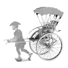 Metalinė dėlionė - konstruktorius Metal Earth Japanese Rickshaw 3D kaina ir informacija | Konstruktoriai ir kaladėlės | pigu.lt