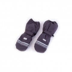 Зимние варежки на липучке Tutu, серые цена и информация | Шапки, перчатки, шарфики для новорожденных | pigu.lt