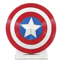 Metalinė dėlionė - konstruktorius Metal Earth Marvel Captain America's Shield 3D kaina ir informacija | Konstruktoriai ir kaladėlės | pigu.lt