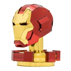 Metalinė dėlionė - konstruktorius Metal Earth Marvel Iron Man Helmet 3D kaina ir informacija | Konstruktoriai ir kaladėlės | pigu.lt