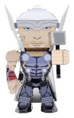 Metalinė dėlionė - konstruktorius Metal Earth Marvel Avengers Thor 3D цена и информация | Конструкторы и кубики | pigu.lt