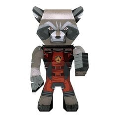 Metalinė dėlionė - konstruktorius Metal Earth Marvel Guardians of the Galaxy Rocket 3D цена и информация | Конструкторы и кубики | pigu.lt