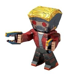 Metalinė dėlionė - konstruktorius Metal Earth Marvel Guardians of the Galaxy Star Lord 3D цена и информация | Конструкторы и кубики | pigu.lt