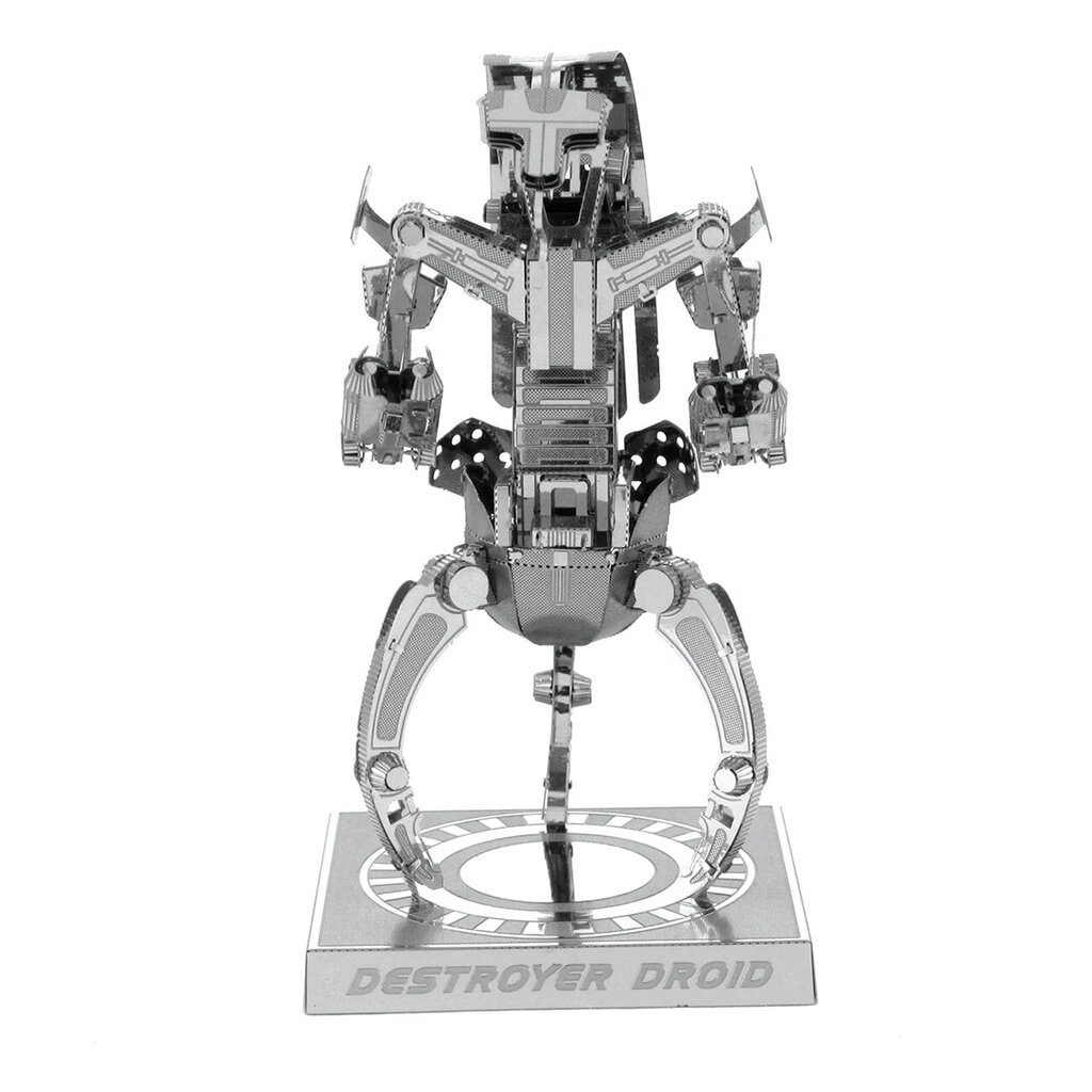 Metalinė dėlionė - konstruktorius Metal Earth Star Wars Destroyer Droid 3D kaina ir informacija | Konstruktoriai ir kaladėlės | pigu.lt