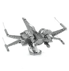 Metalinė dėlionė - konstruktorius Metal Earth Star Wars Poe Dameron's X-Wing Fighter 3D цена и информация | Конструкторы и кубики | pigu.lt